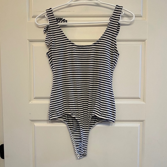 Vero Moda Navy Stripes Bodysuit - Picture 10 of 12